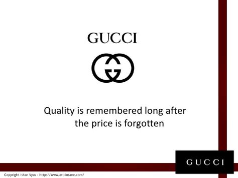 what is gucci slogan